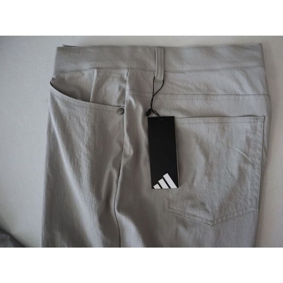 Adidas ADVR0856 Men's Sz 34/30 Gray Slim Fit 5-Pocket Golf Pants - Picture 6 of 11